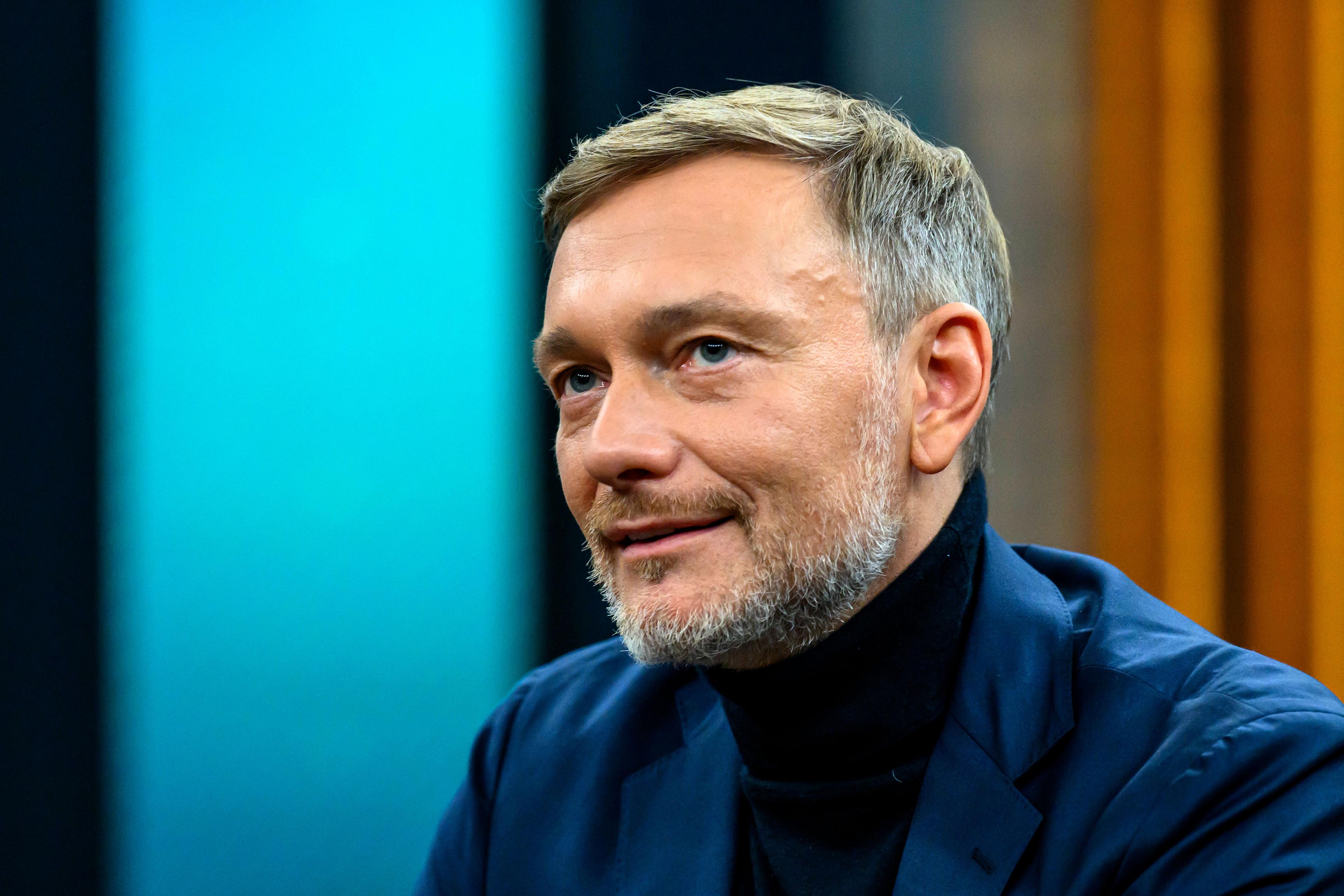 Will mehr Musk und Milei wagen: Christian Lindner in der Talkshow Caren Miosga, Berlin, 1. Dezember